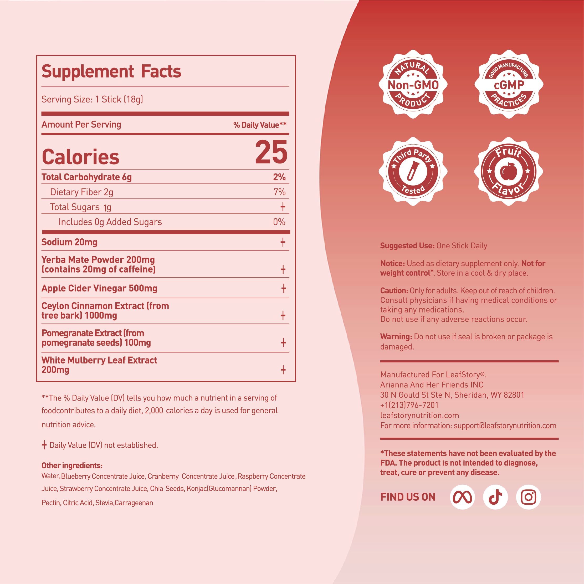 Yerba + ACV Blend Reset Jelly